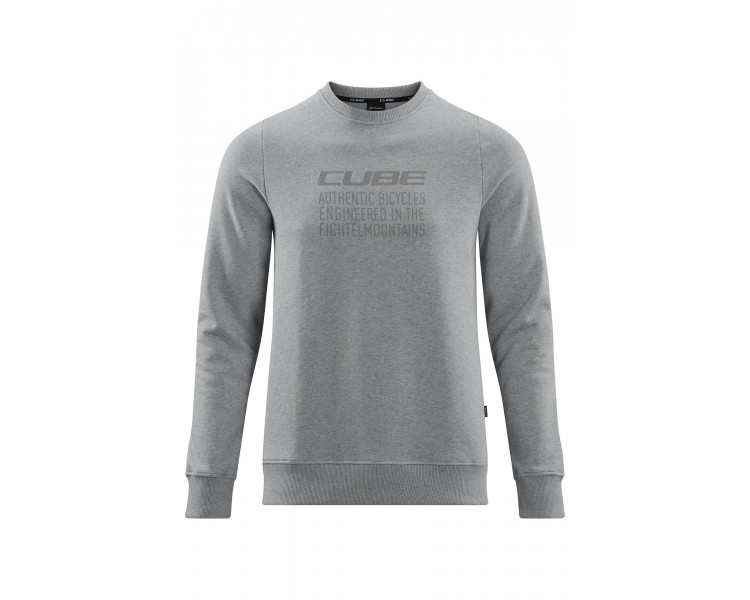 CUBE Organic Sweater grey melange