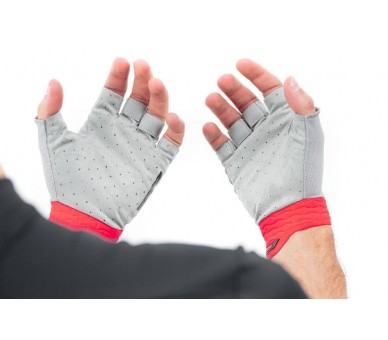 CUBE Handschuhe Performance kurzfinger grey´n´red